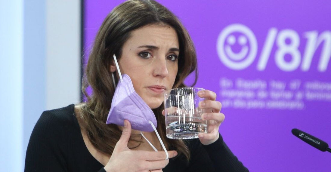 Irene montero esposa de Pablo Iglesias