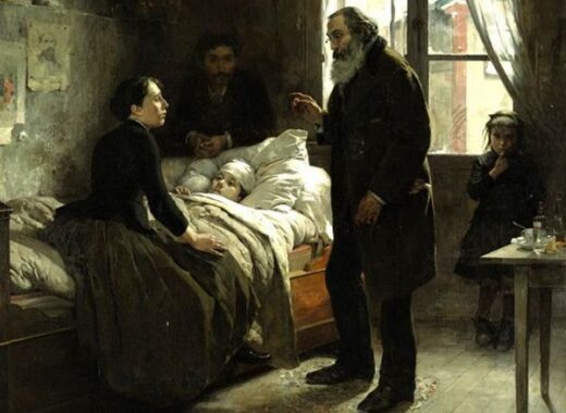 El Niño enfermo, Michelena