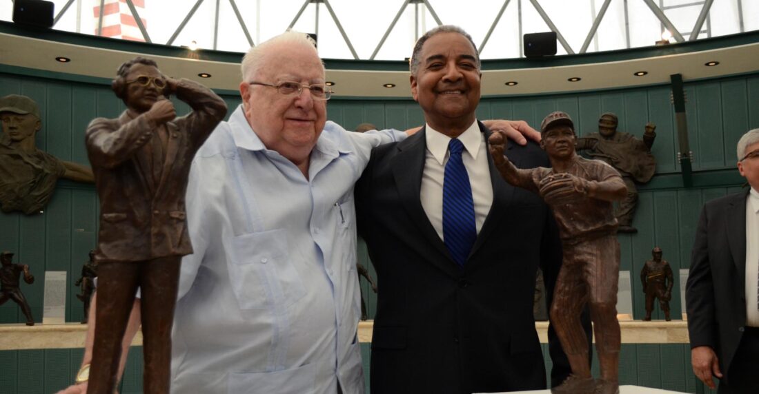 Juan Vené con Dámaso Blanco