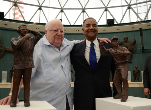 Juan Vené con Dámaso Blanco