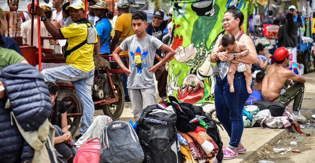 Venezolanos migrantes