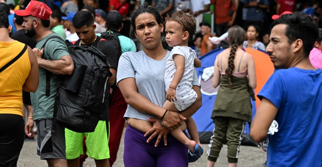 Venezolanos en fuga
