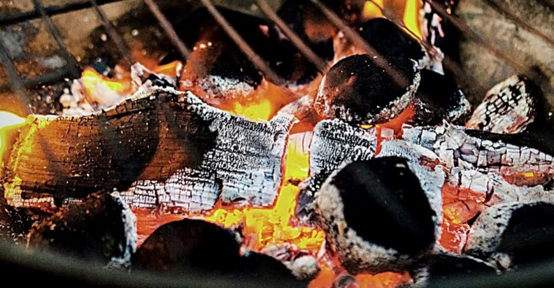 on the grill