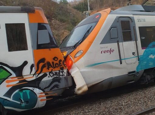 Barcelona choque de trenes