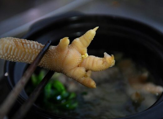 caldo de patas de pollo dragón