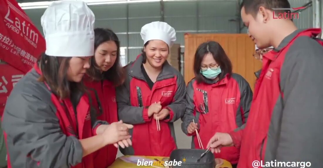 arepas en china