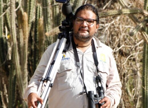 José Manuel Briceño, galardonado por National Geographic. Foto cortesía Bruno García / Provita