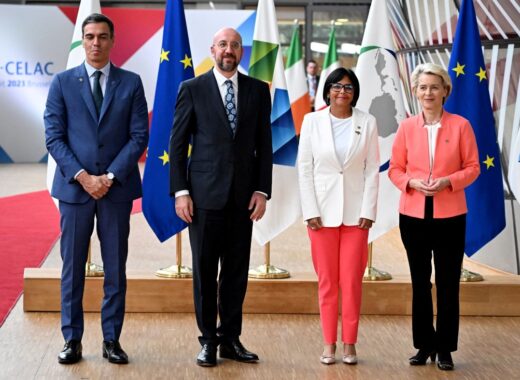 Delcy Rodriguez en Bruselas