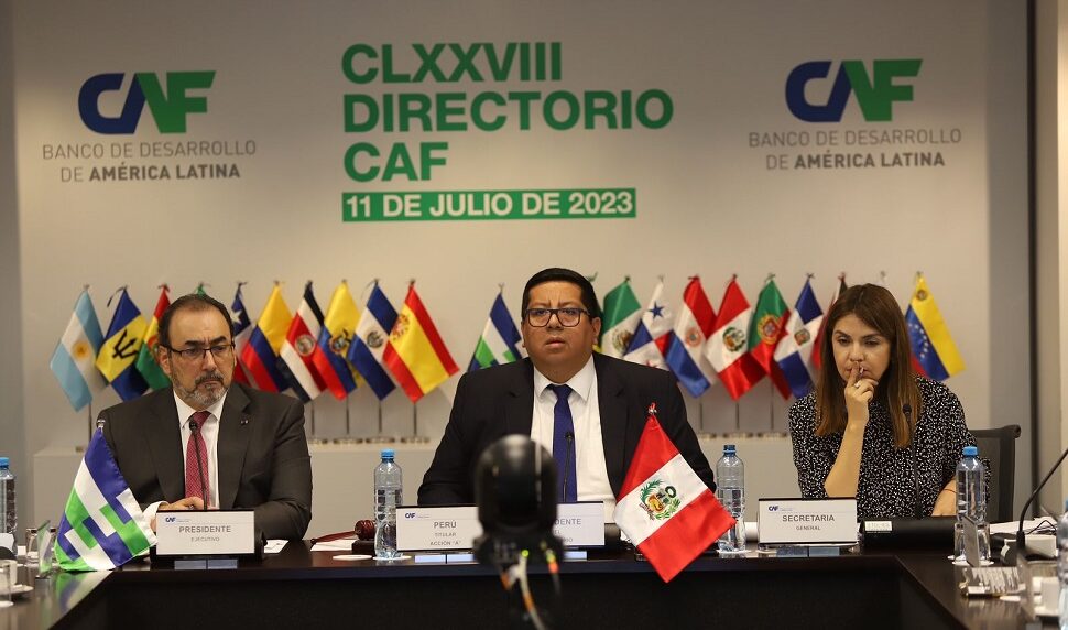 CAF aprueba nuevas líneas de crédito