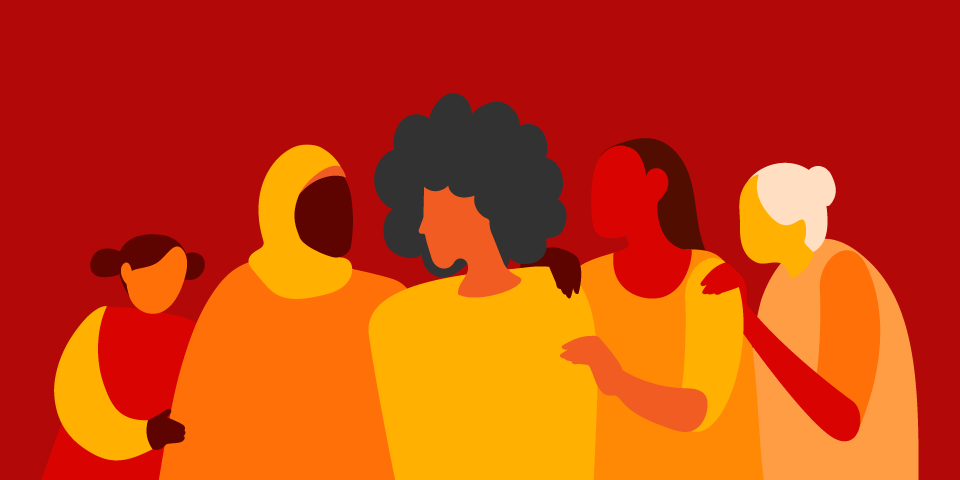 Mujeres víctimas que deben actuar y defenderse