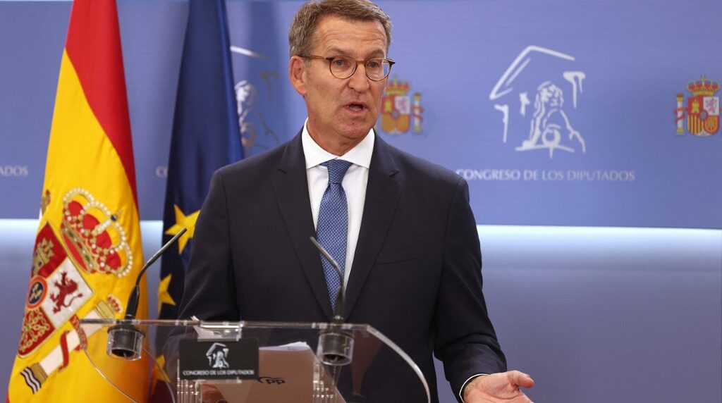 Alberto Núñez Feijóo, presidente del PP