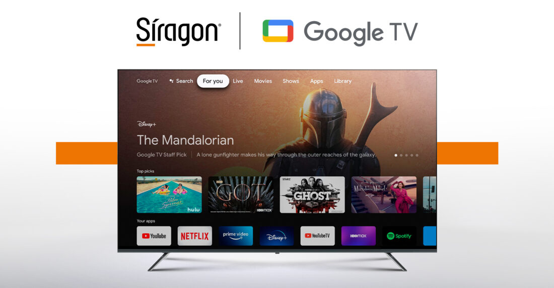Síragon Qled-Google TV
