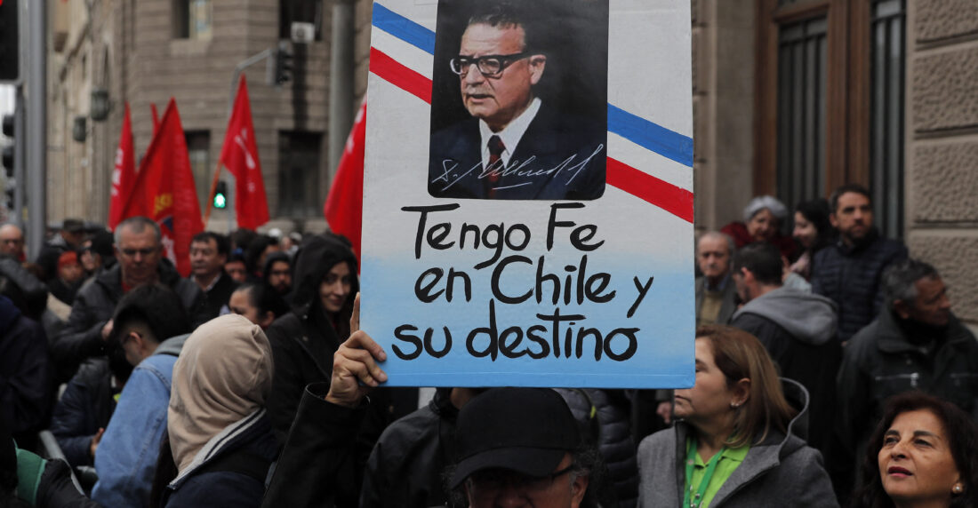Chile, homenaje a Allende AFP