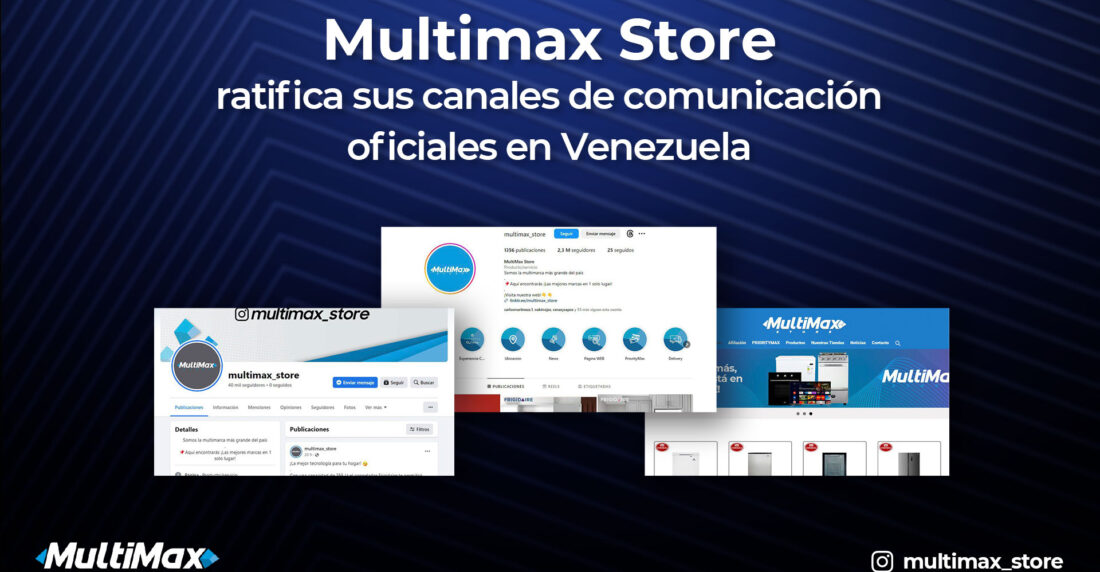 Multiomax Store Redes Sociales