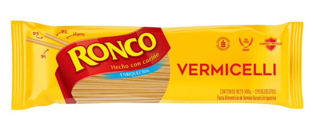pasta con vitaminas