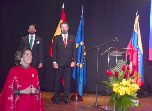 Embajador Ramón Santos y su esposa Olaga Foto Alfredo Palacios