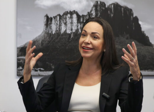 María corina Machado, en entrevista con Omar Lugo el 7 de diciembre de 2023