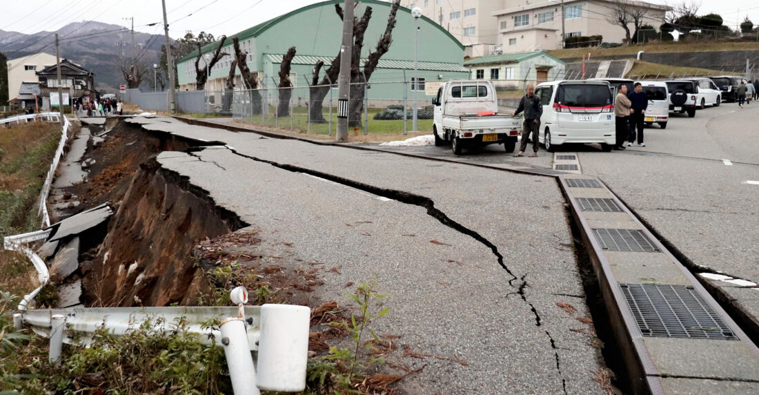 Sismos en Japón para abrir 2024