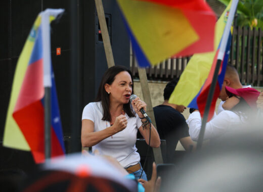 María Corina Machado este 23 de enero de 2024