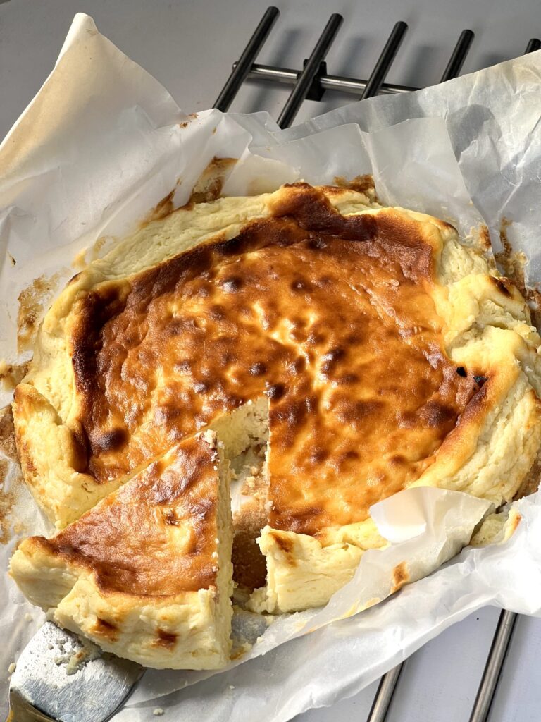 tarta de queso vasca