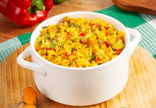 cubito de arroz con pollo