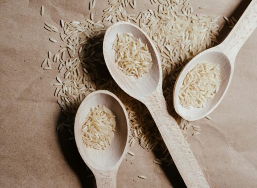 arroz con células de res alternativa a la carne