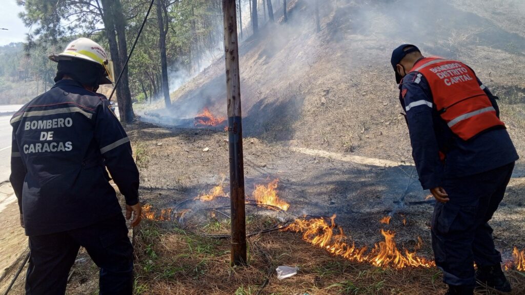incendios en Caracas