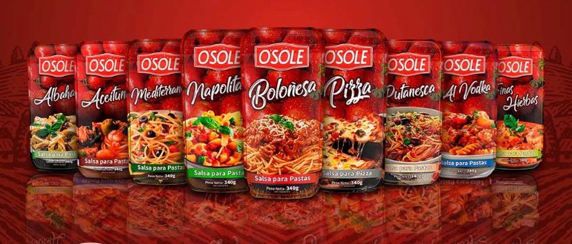O'sole ofrece 9 tipos distintos de salsas para pastas