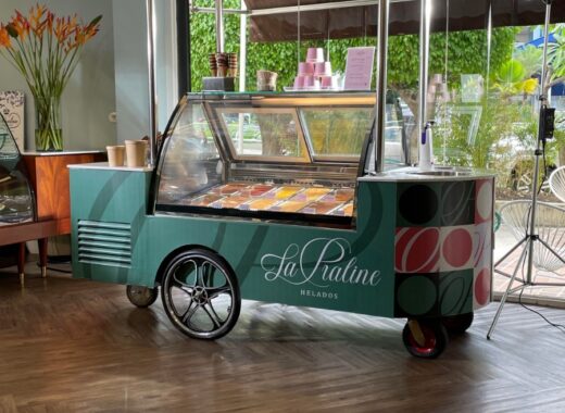 La Praline helados con sabor a bombón