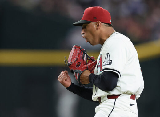 Yilber Díaz en Grandes Ligas con Arizona