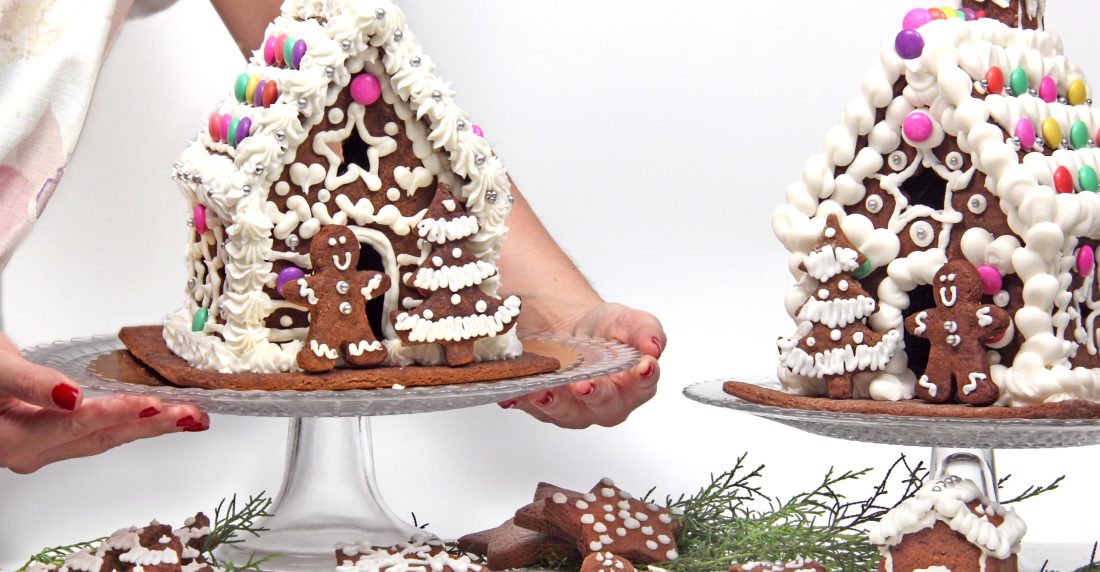 Las icónicas casitas de jengibre de El Dulce colorean la navidad