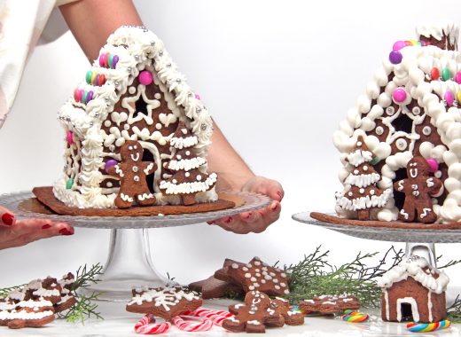 Las icónicas casitas de jengibre de El Dulce colorean la navidad