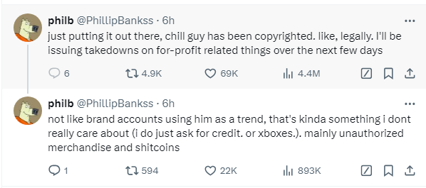 Mensajes de Banks en X