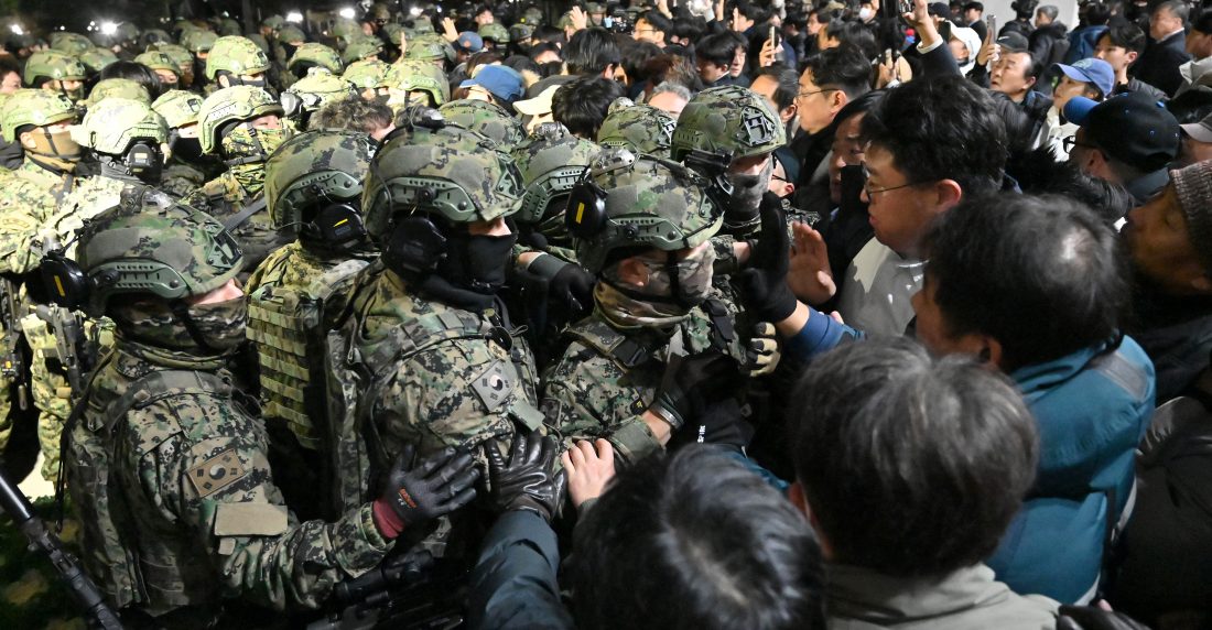 Corea del Sur, conflicto