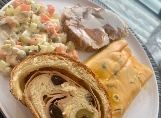 plato navideño saludable no tan calorico