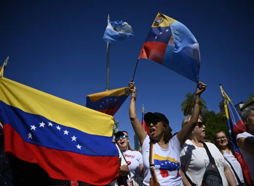 Así reciben los venezolanos en Argentina a Edmundo González Urrutia