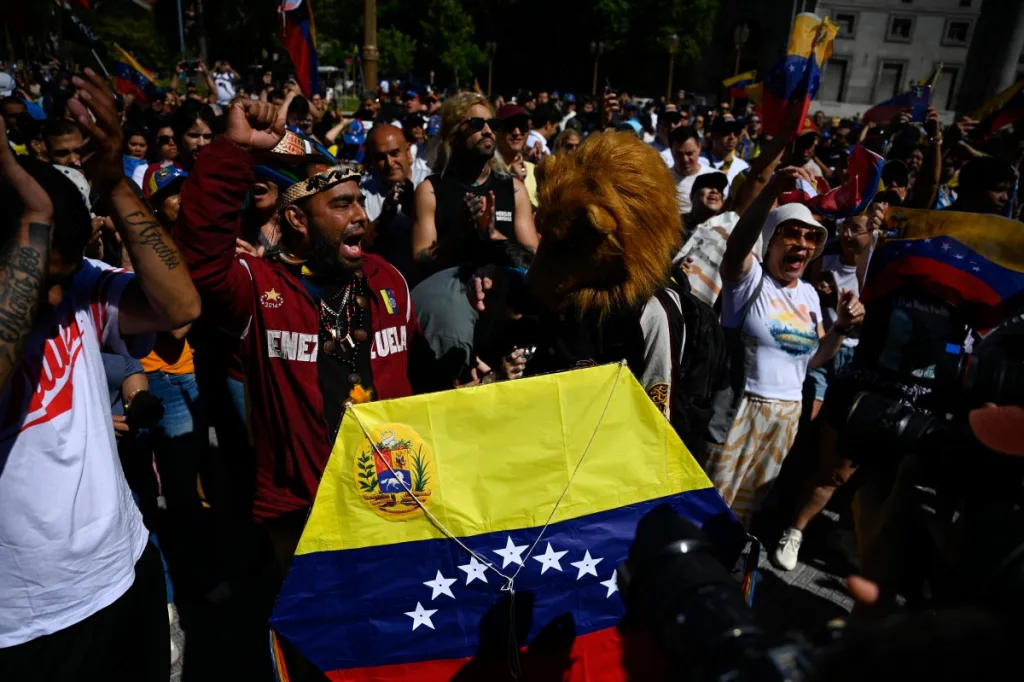 Así reciben los venezolanos en Argentina a Edmundo González Urrutia
