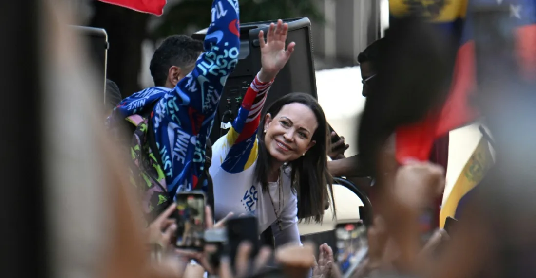 apareció María Corina