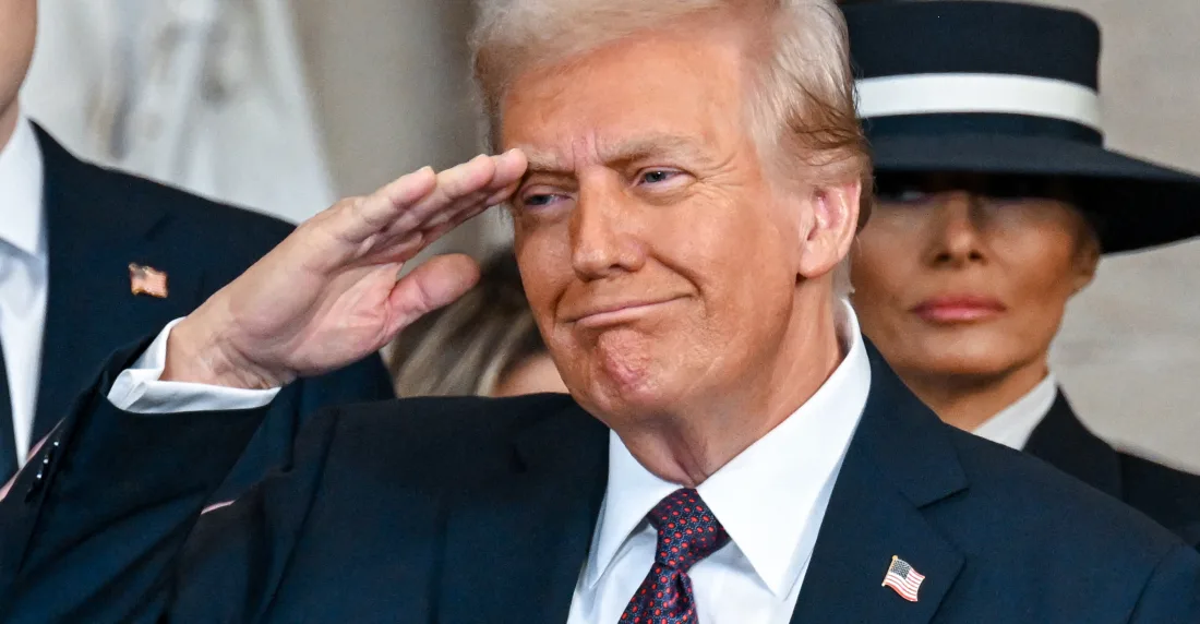 Trump, juramentación