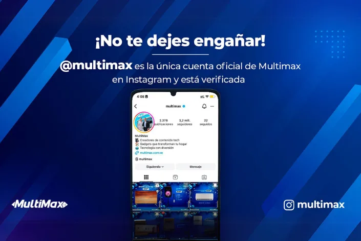 Multimax no vende a través de sus redes sociales