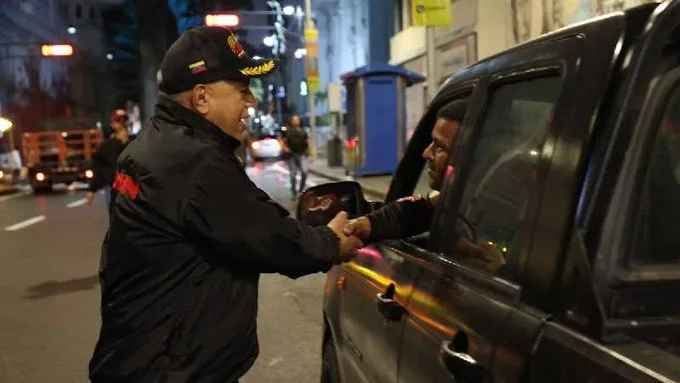 Diosdado Cabello salió a patrullar las calles: esto fue lo que dijo