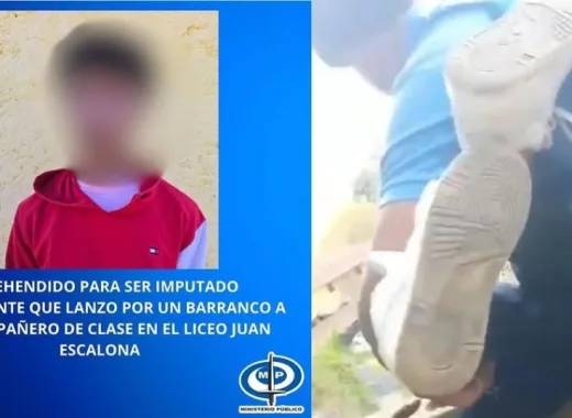 Imputan por homicidio frustrado a joven que lanzó a otro por un barranco en liceo de El Hatillo