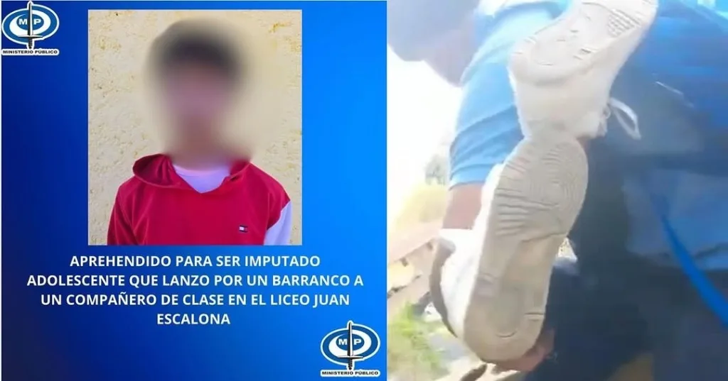 Imputan por homicidio frustrado a joven que lanzó a otro por un barranco en liceo de El Hatillo