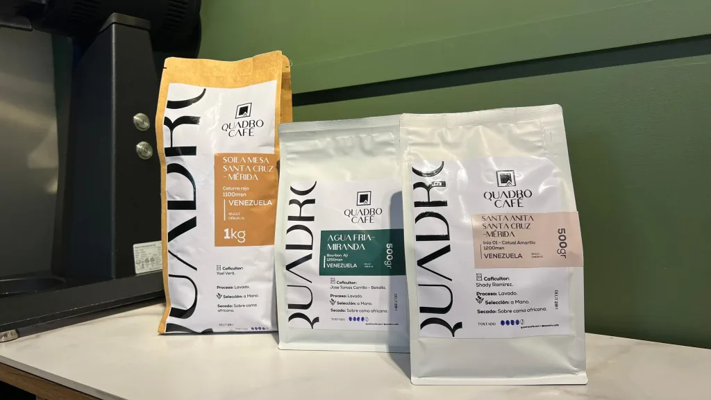 Quadro en Los Palos Grandes: cafés de competencia al alcance de todos