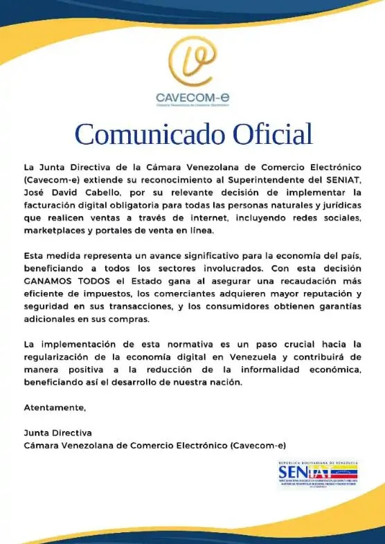 factura facturacion digital en Venezuela