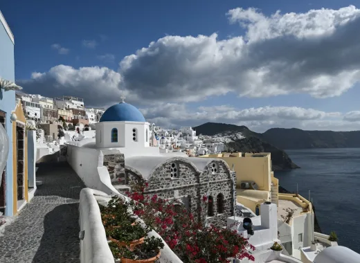 santorini en peligro