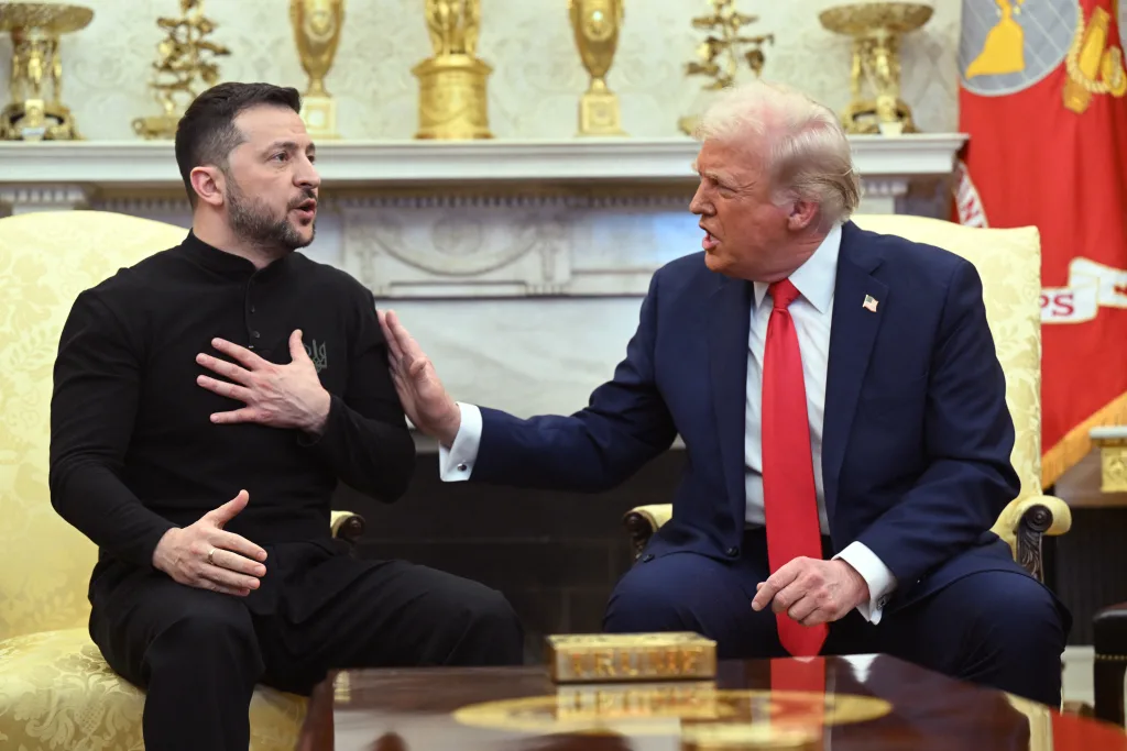 Trump y Zelensky reunidos