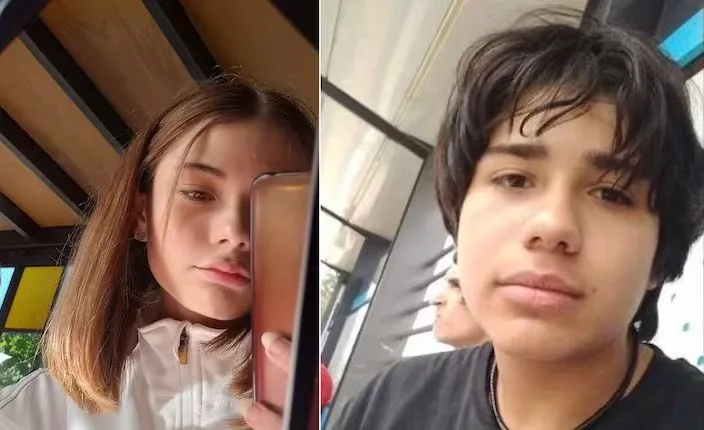 Paloma y Josué adolescentes argentina