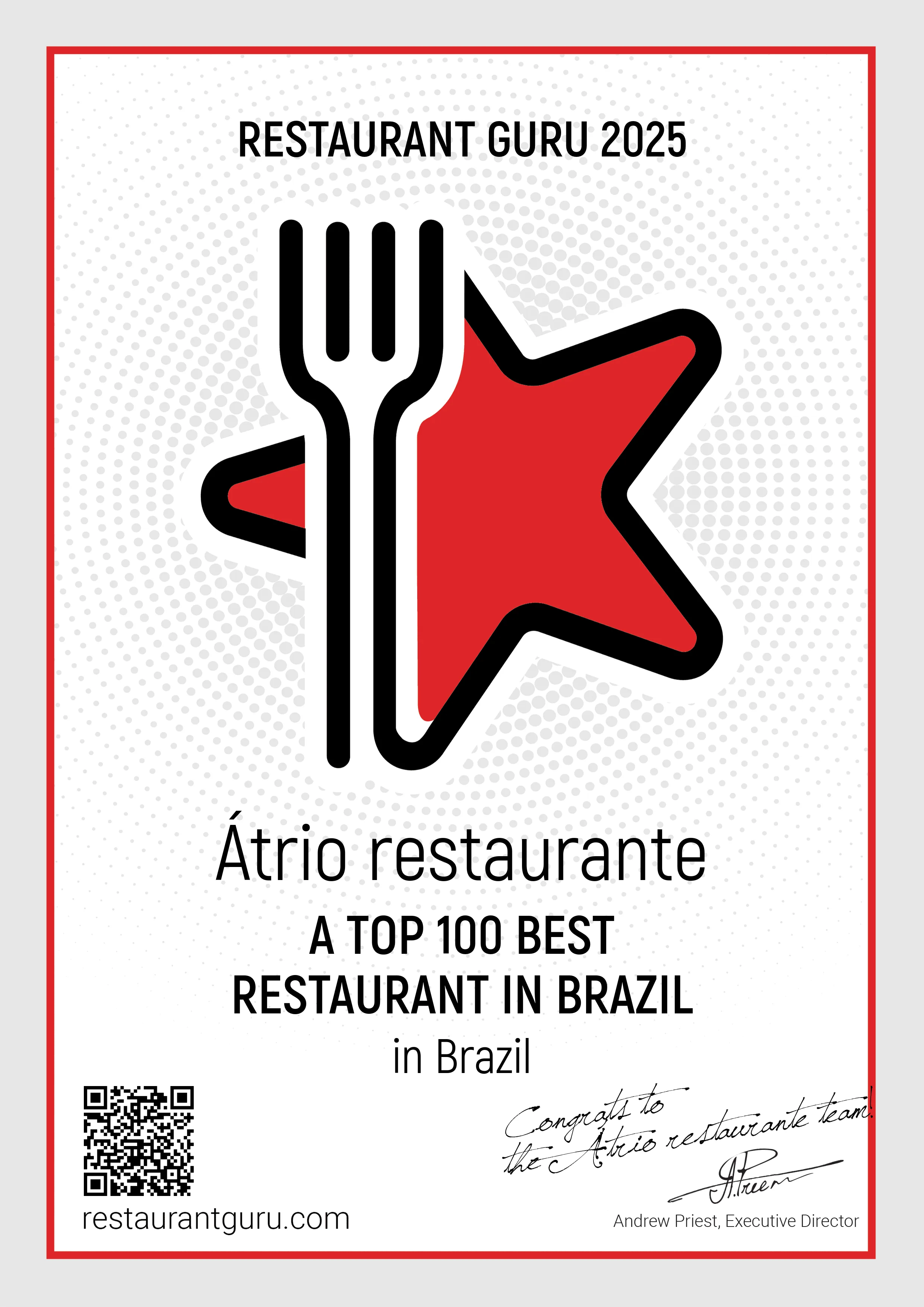 Atrio en Sao Paulo: el sueño de 2 merideños llega al top de restaurantes en Brasil