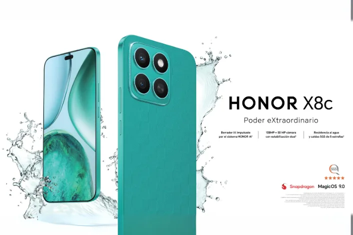 El HONOR X8c funciona con IA y ya está disponible en Venezuela